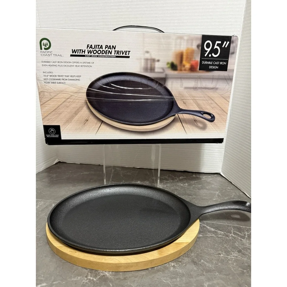 Pacific Coast Trail Cast Iron Pre-Seasoned 9.5
